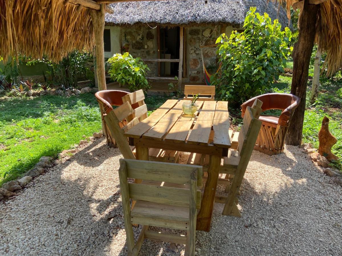 Encantadora Villa Maya Tradicional En Rancho Agroecologico Tzucacab ภายนอก รูปภาพ